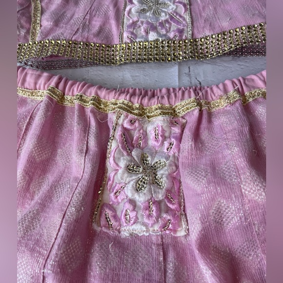Girls Summer Rose Lehenga Choli with Dupatta 5/6 - Picture 10 of 11